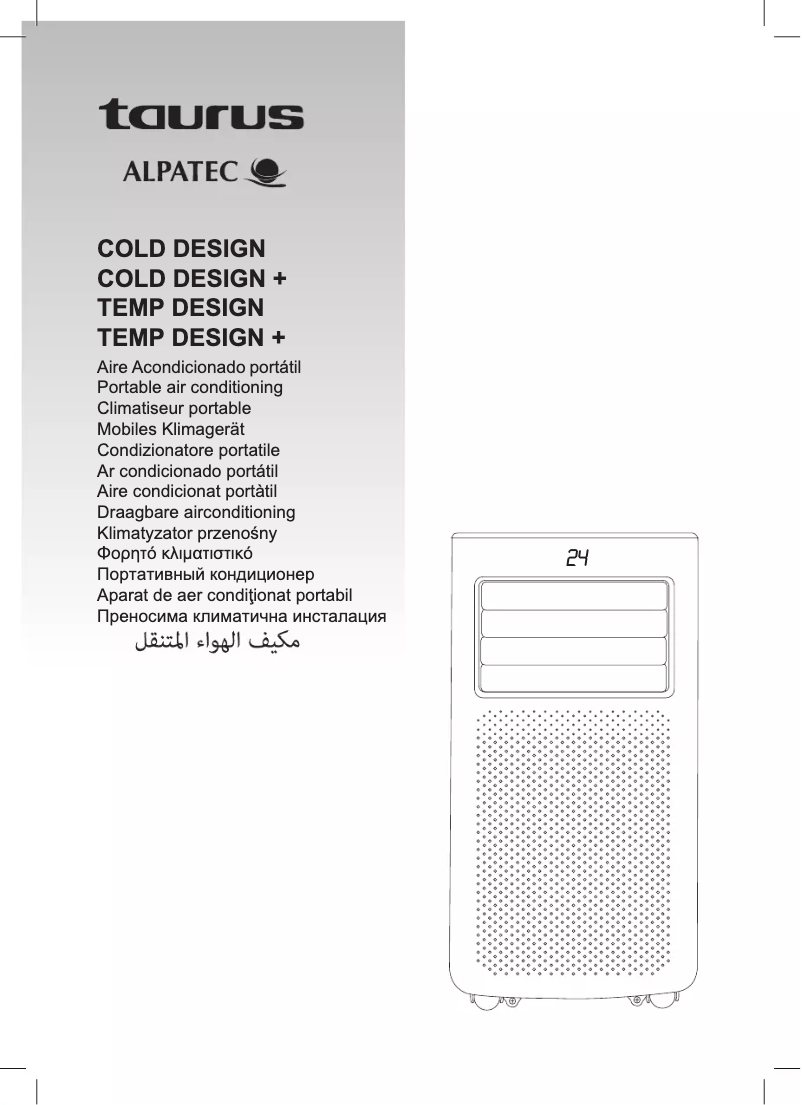 Page n°1 - Manuel utilisateur Taurus Cold Design