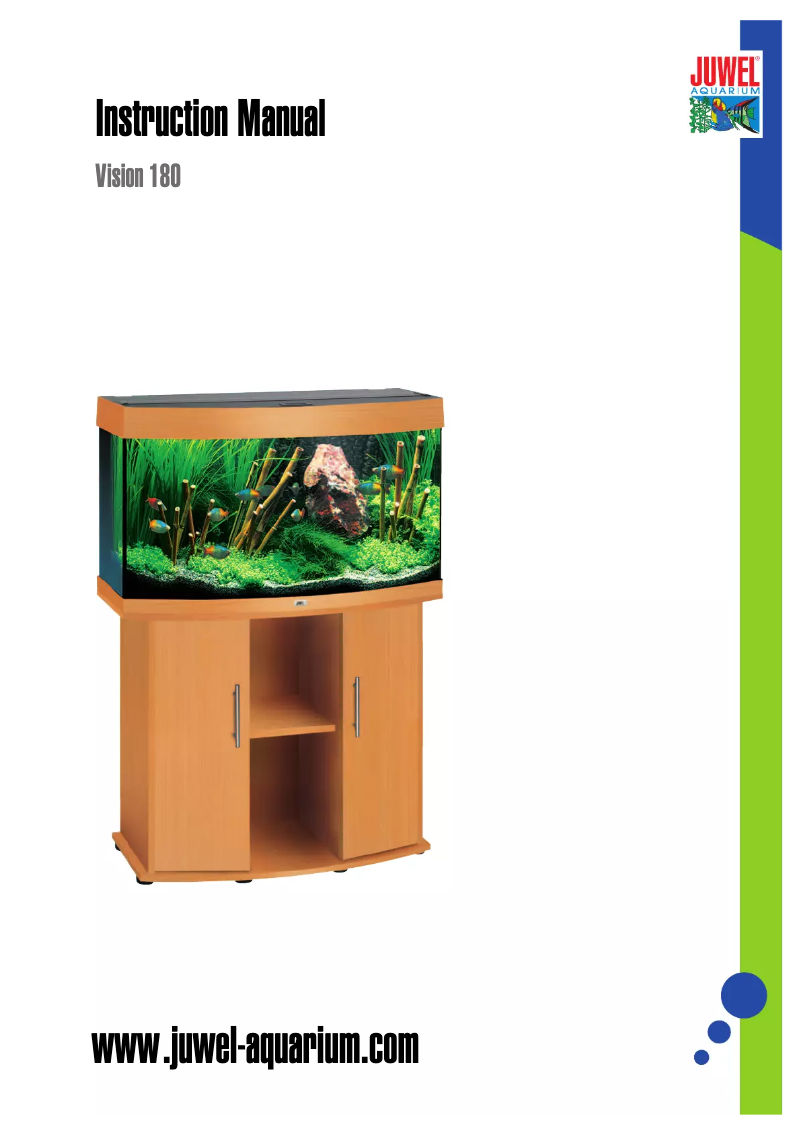 Image de la première page du manuel de l'appareil Vision 180