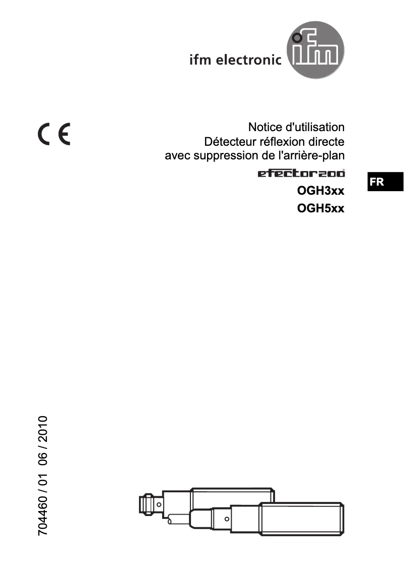 Page n°1 - Manuel utilisateur IFM OGH300
