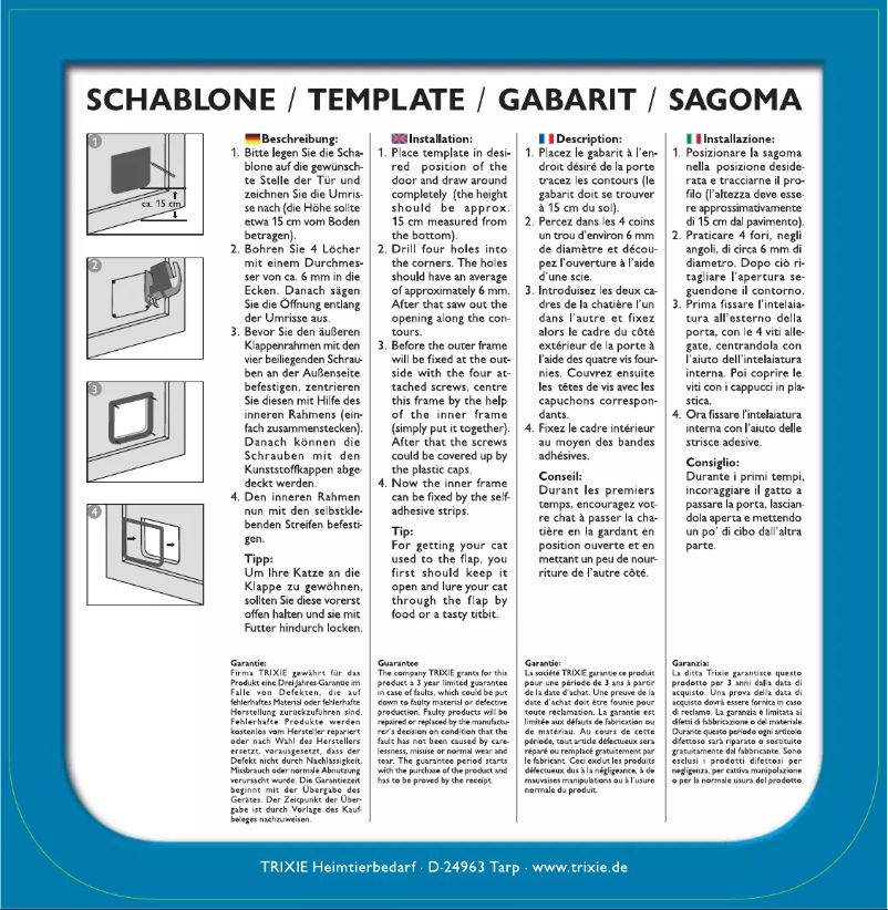 Image de la première page du manuel de l'appareil 3867