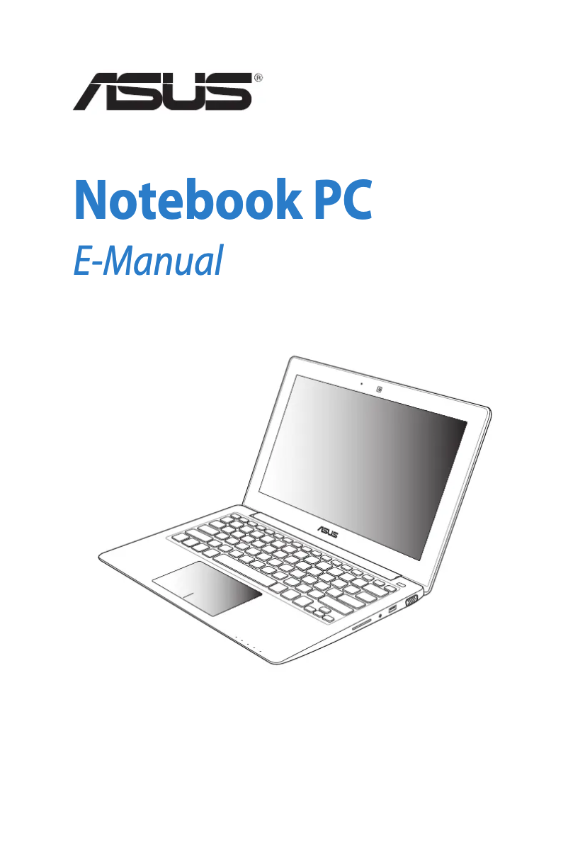 Page n°1 - Manuel utilisateur Asus VivoBook Q200E