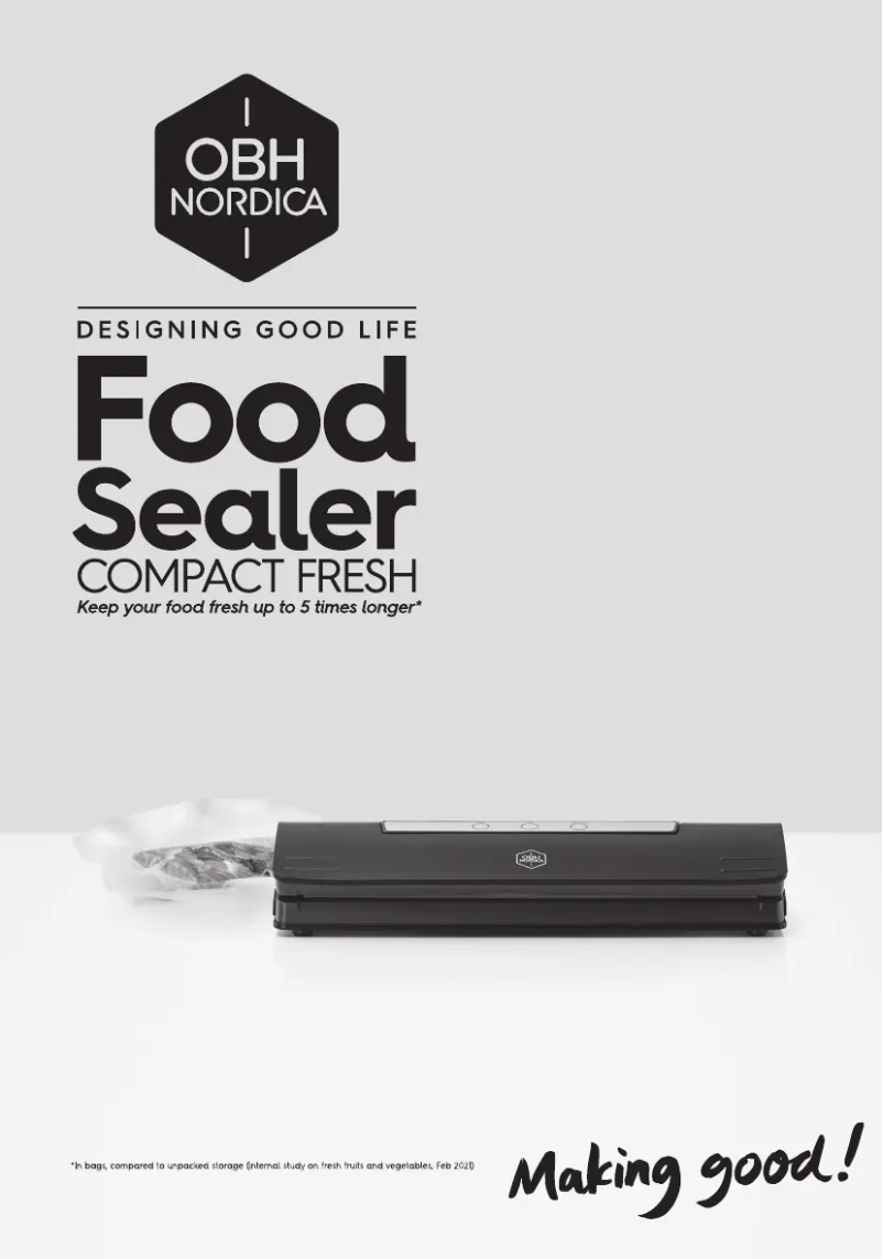 Image de la première page du manuel de l'appareil Compact Fresh 7943