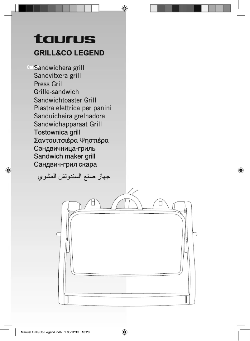 Page n°1 - Manuel utilisateur Taurus Grill & Co Legend