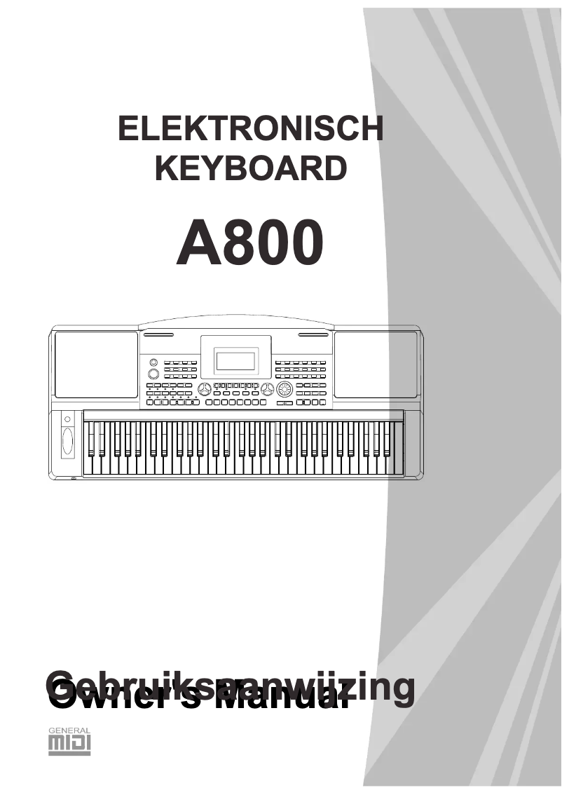 Página 1 del manual Manual de usuario Medeli A800