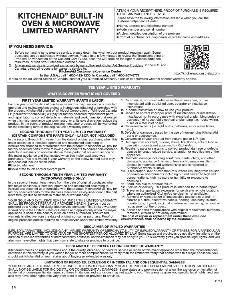 Image de la première page du manuel de l'appareil KOSC504ESS