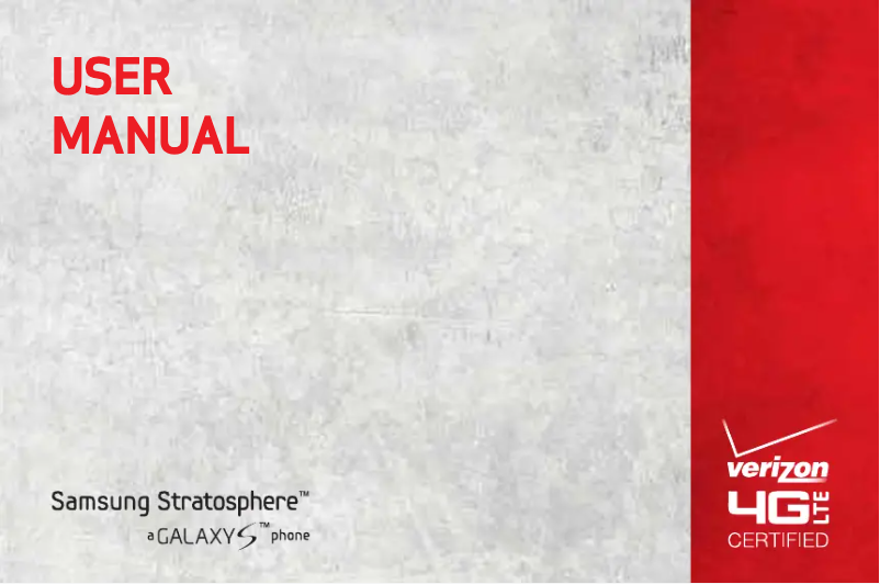 Image de la première page du manuel de l'appareil Stratosphere