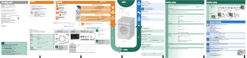 Image de la première page du manuel de l'appareil WM10Q310EE