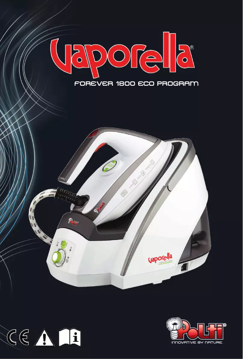 Page 1 de la notice Manuel utilisateur Polti Vaporella Forever 1800 ECO PROGRAM