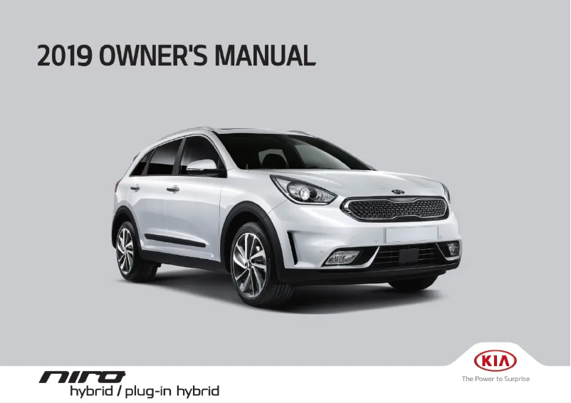Page 1 de la notice Manuel utilisateur Kia Niro (2019)