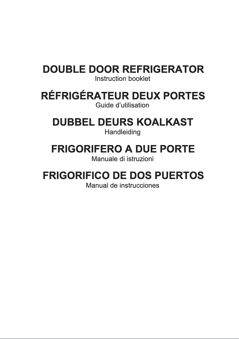 Page 1 de la notice Manuel utilisateur Continental Edison CEFD238VIMK2