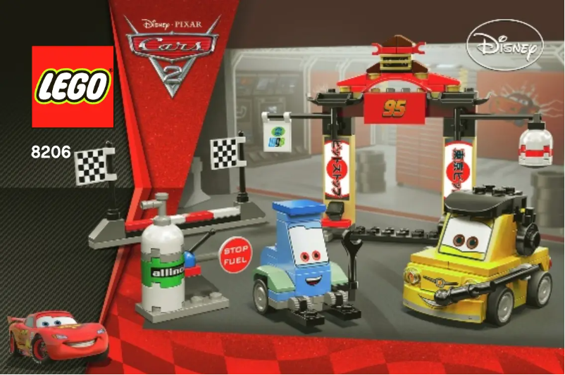 Page 1 de la notice Manuel utilisateur Lego Tokyo Pit Stop