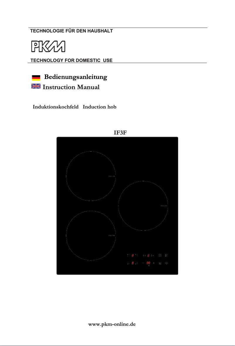 Image de la première page du manuel de l'appareil IF3F