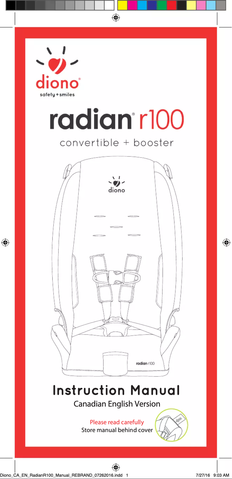 Image de la première page du manuel de l'appareil Radian r100