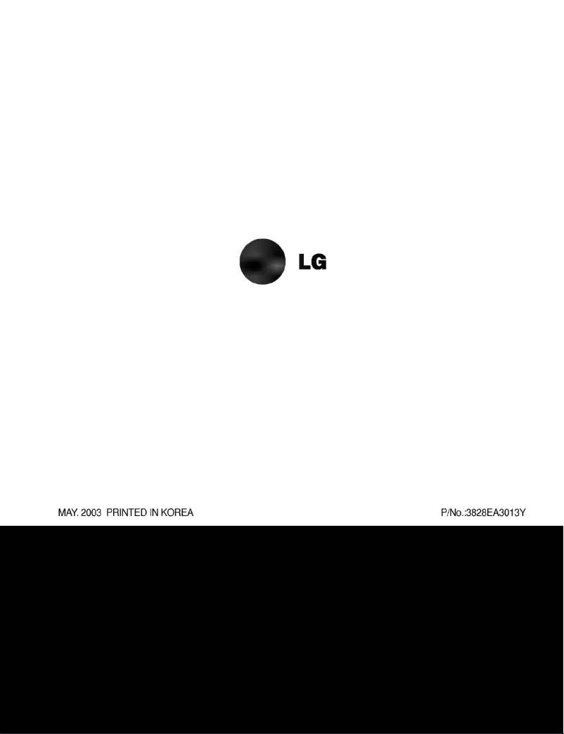 Page 1 de la notice Manuel utilisateur LG WT-S102