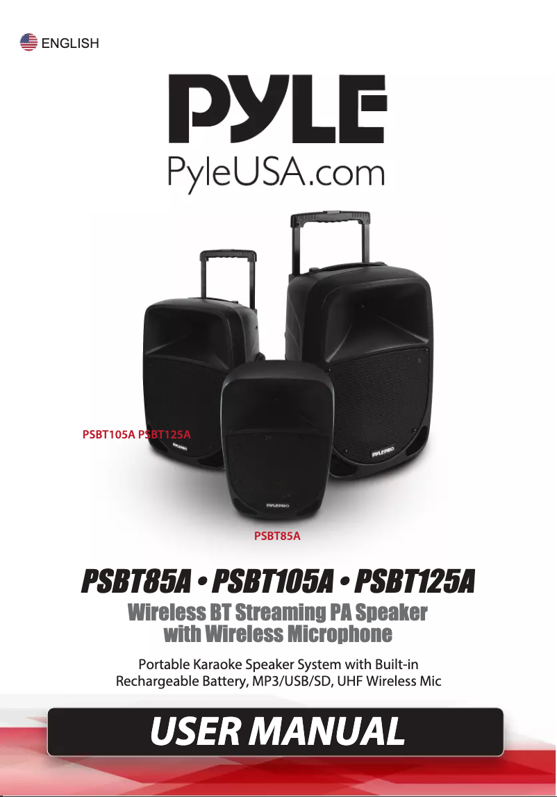 Image de la première page du manuel de l'appareil PSBT85A