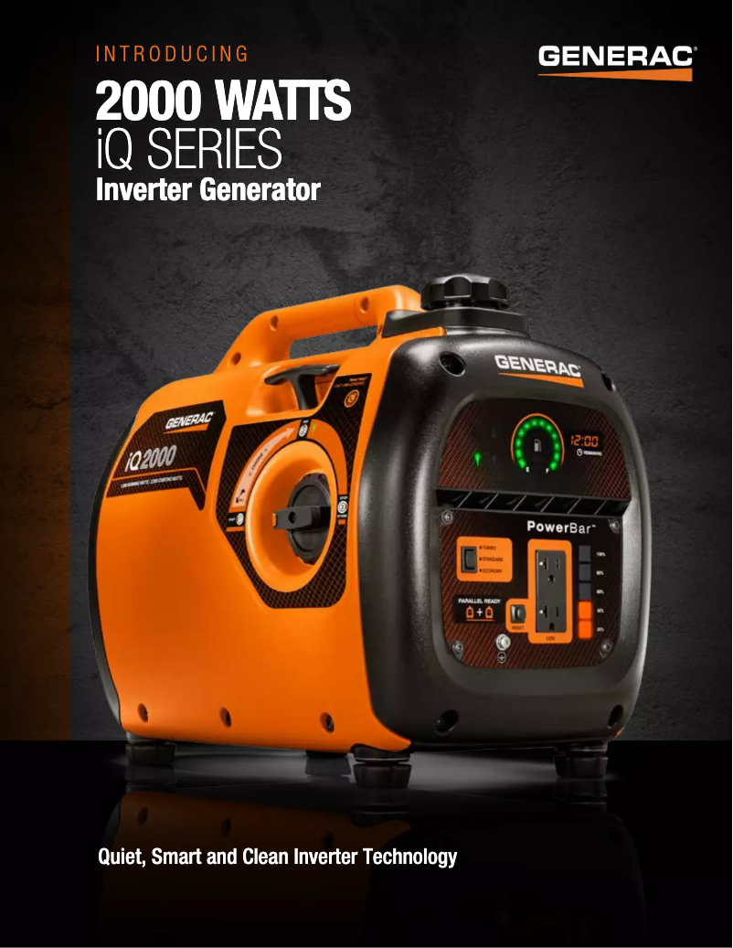 Page n°1 - Brochure Generac iQ2000