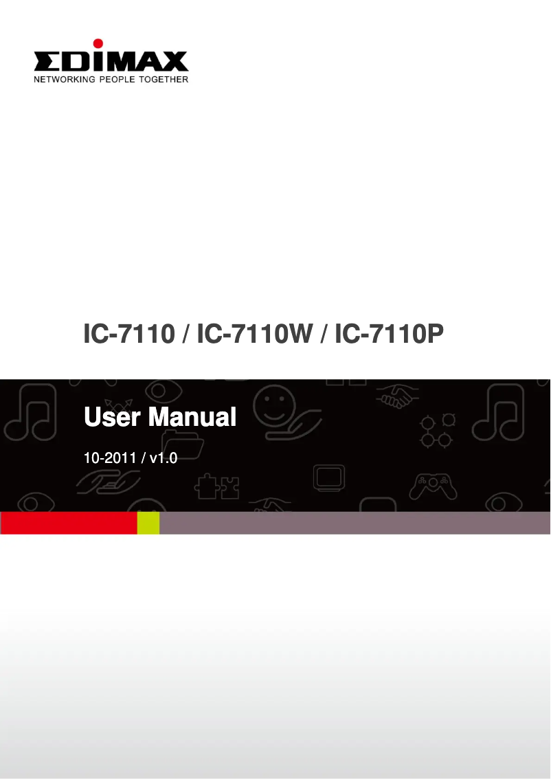 Page n°1 - Manuel utilisateur Edimax IC-7110