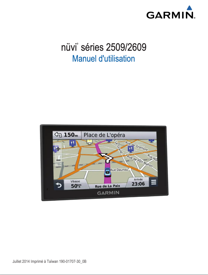 Page 1 de la notice Mode d'emploi Garmin Nüvi 2569LMT-D