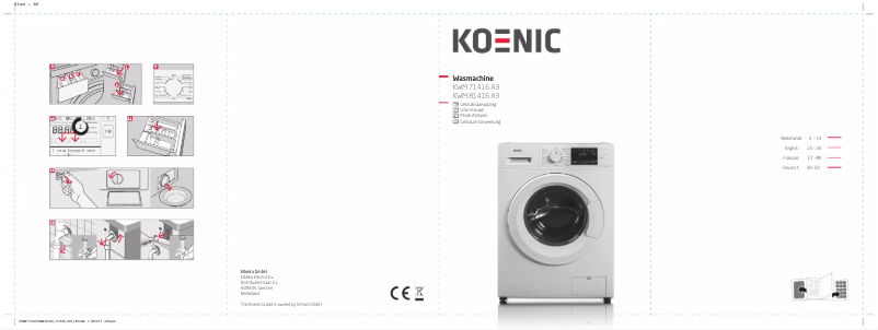 Page n°1 - Manuel utilisateur Koenic KWM 81416 A3