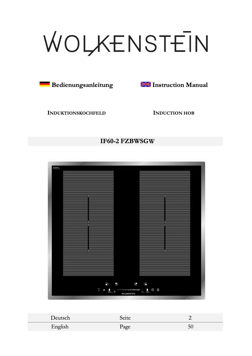 Image de la première page du manuel de l'appareil IF60-2FZBWSGW