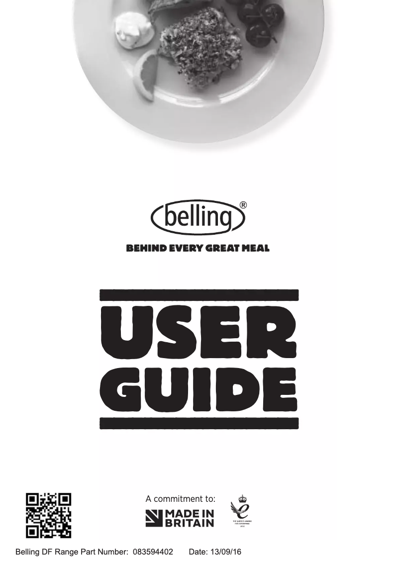 Page n°1 - Manuel utilisateur Belling Farmhouse 110 DFT