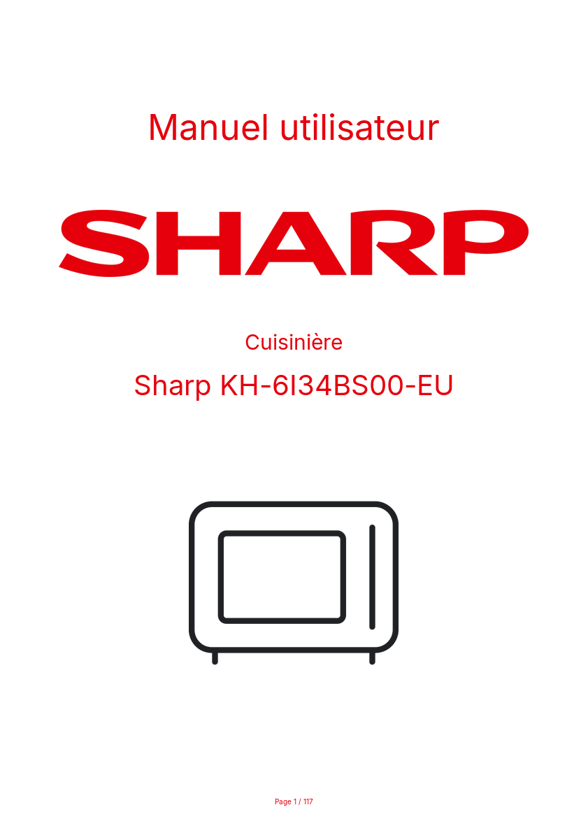 Image de la première page du manuel de l'appareil KH-6I34BS00-EU