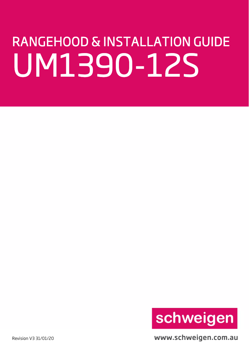 Image de la première page du manuel de l'appareil UM1390-12S