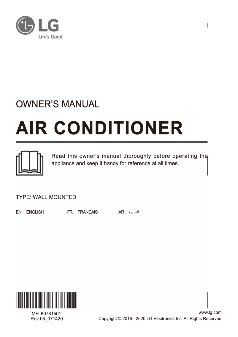 Image de la première page du manuel de l'appareil WIN18A