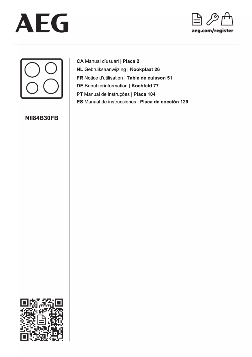 Image de la première page du manuel de l'appareil NII84B30FB