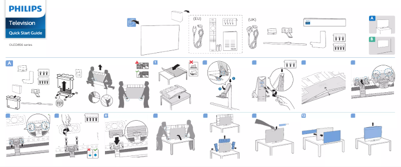 First page image of the manual for 65OLED856