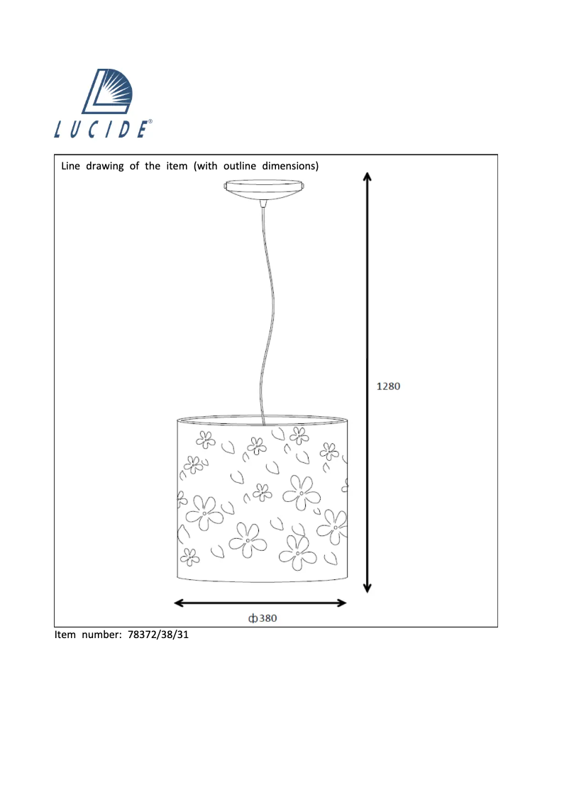 Page n°1 - Manuel utilisateur Lucide Marguerite 78372/38/31