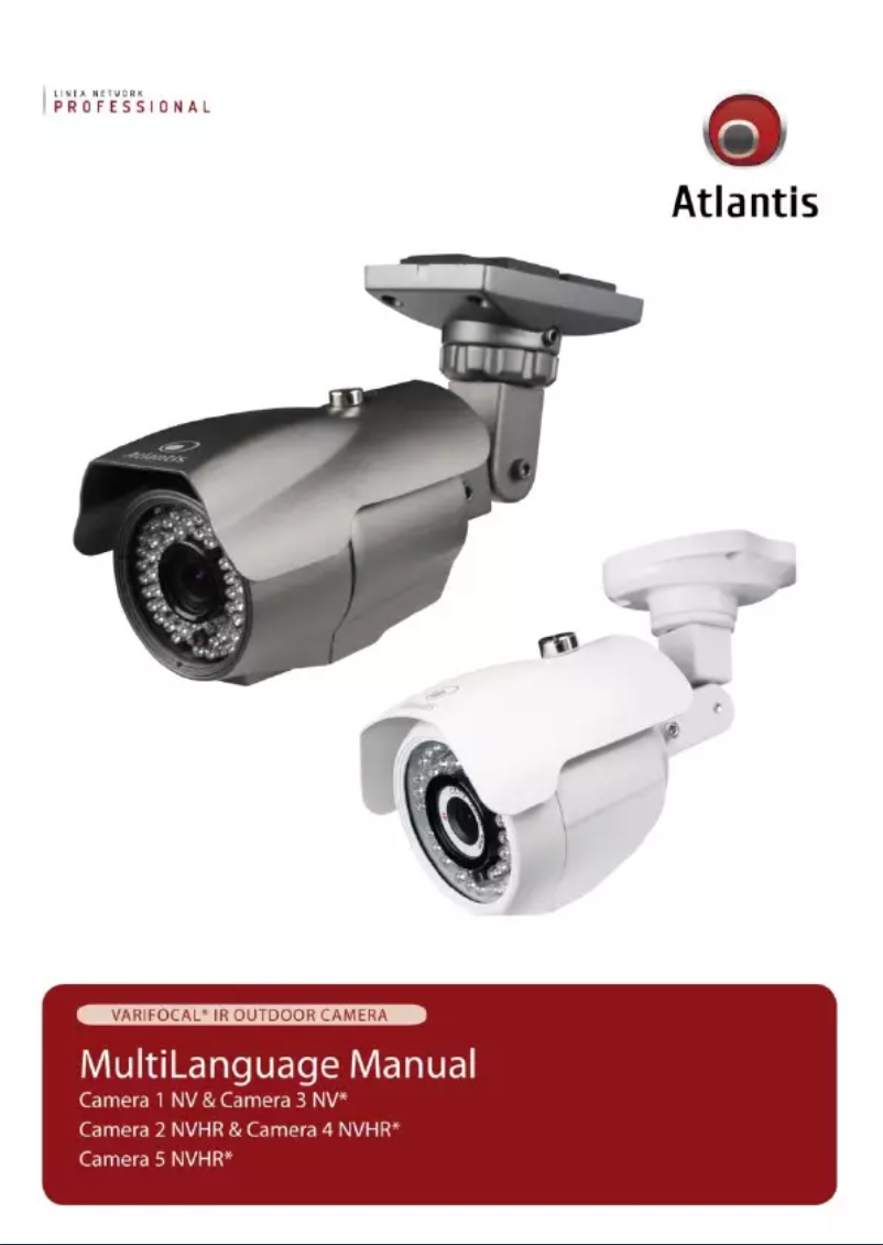 Page n°1 - Manuel utilisateur Atlantis Land A02-OACAM2