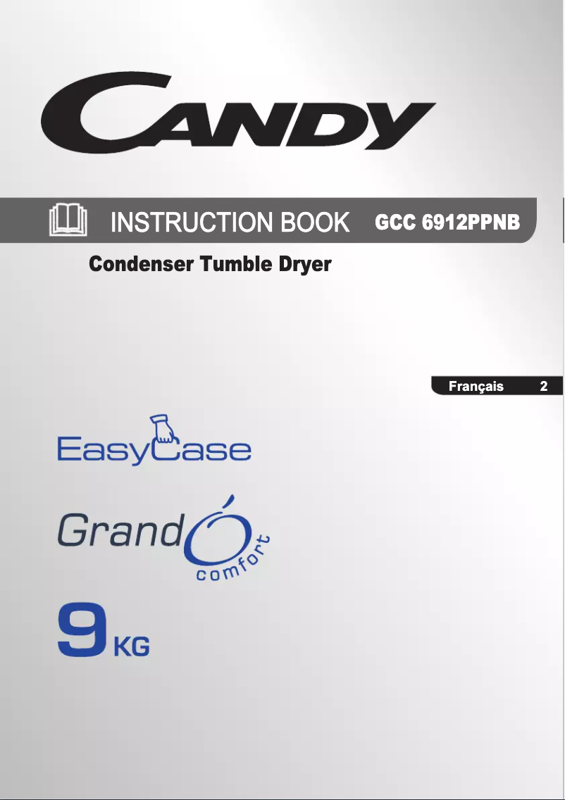 Page n°1 - Manuel utilisateur Candy GCC 6912PPNB-47