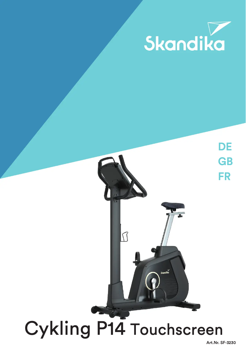 Page 1 de la notice Manuel utilisateur Skandika Cykling P14 Touchscreen