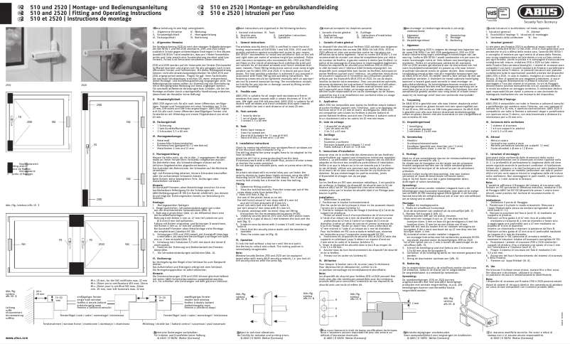 Image de la première page du manuel de l'appareil 2510