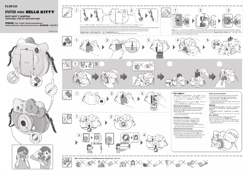 Page 1 de la notice Manuel utilisateur Fujifilm Intax Mini Hello Kitty