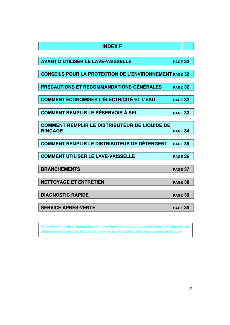 Page 1 de la notice Manuel utilisateur Whirlpool ADP 9520/2 WH