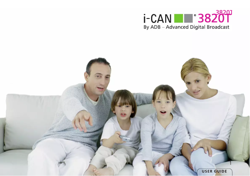 Image de la première page du manuel de l'appareil i-CAN 3820T