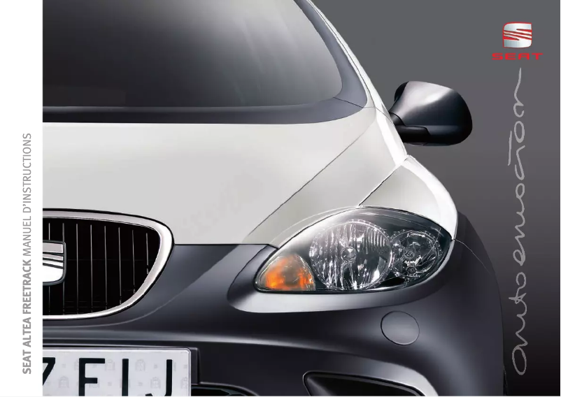 Image de la première page du manuel de l'appareil Altea Freetrack (2009)