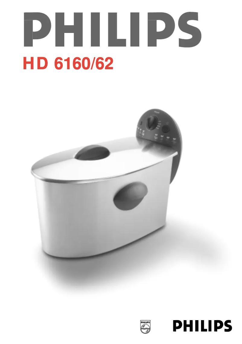 Page 1 de la notice Manuel utilisateur Philips HD6160