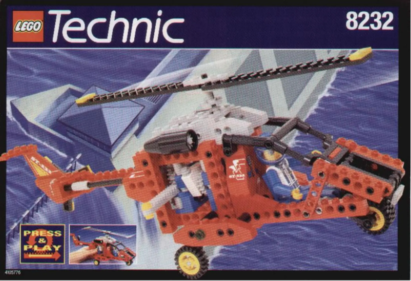 Page n°1 - Manuel utilisateur Lego HELICOPTER WITH PRESS AND PLAY
