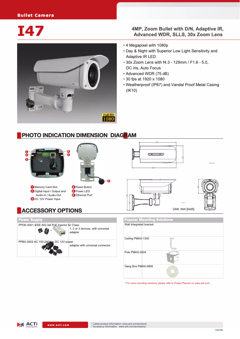 Image de la première page du manuel de l'appareil I47