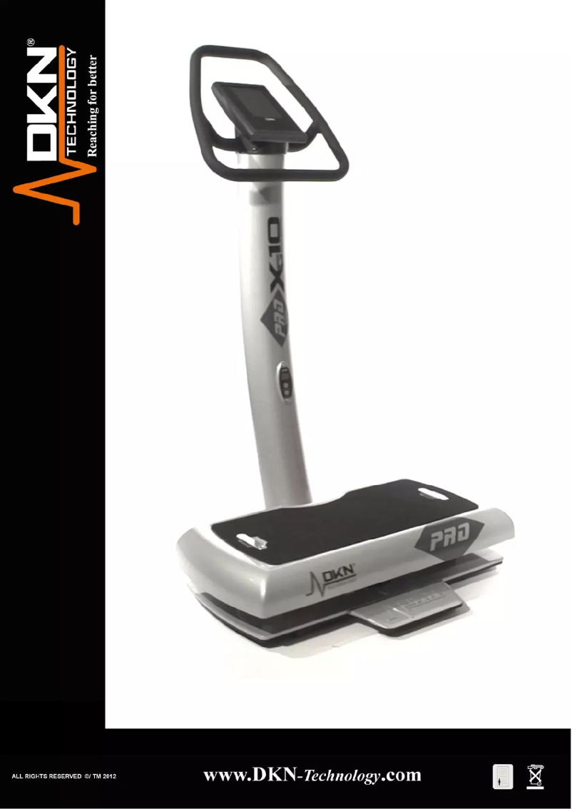 Page n°1 - Manuel utilisateur DKN XG-10 Pro