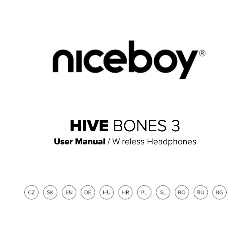 Page n°1 - Manuel utilisateur Niceboy HIVE Bones 3
