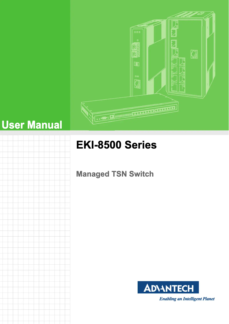 Page n°1 - Manuel utilisateur Advantech EKI-8510G-2FI-A