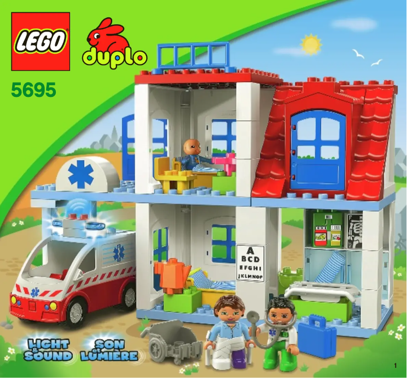 Page 1 de la notice Manuel utilisateur Lego Doctor's Clinic