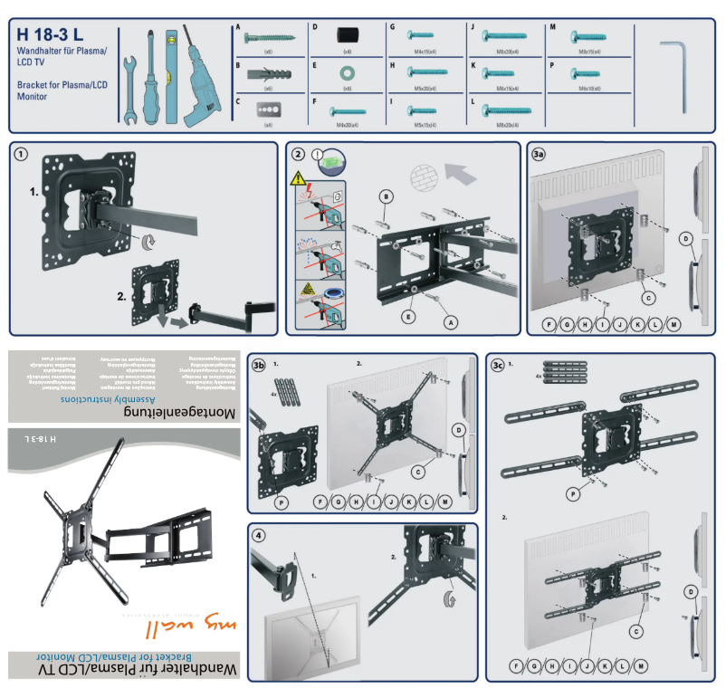 Page 1 de la notice Manuel utilisateur My Wall H 18-3 L