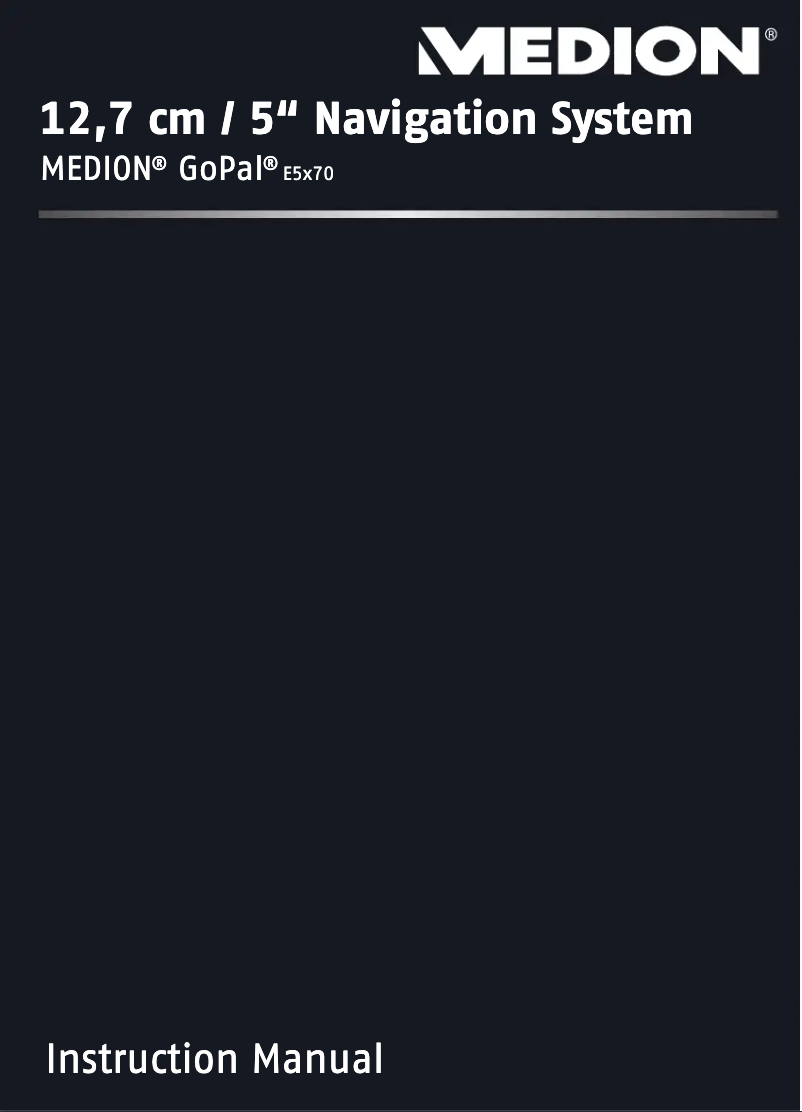 Page 1 de la notice Manuel utilisateur Medion GOPAL E5470 M40