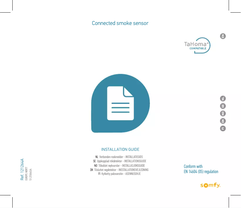 Page n°1 - Manuel utilisateur Somfy Connected smoke sensor