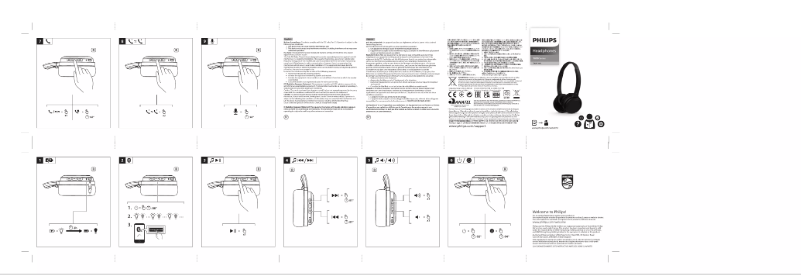 Page 1 de la notice Guide de démarrage rapide Philips TAH1108